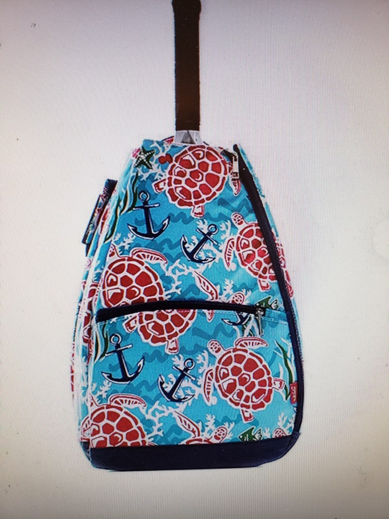 Tennis Racket Bag with free monogram Etsy