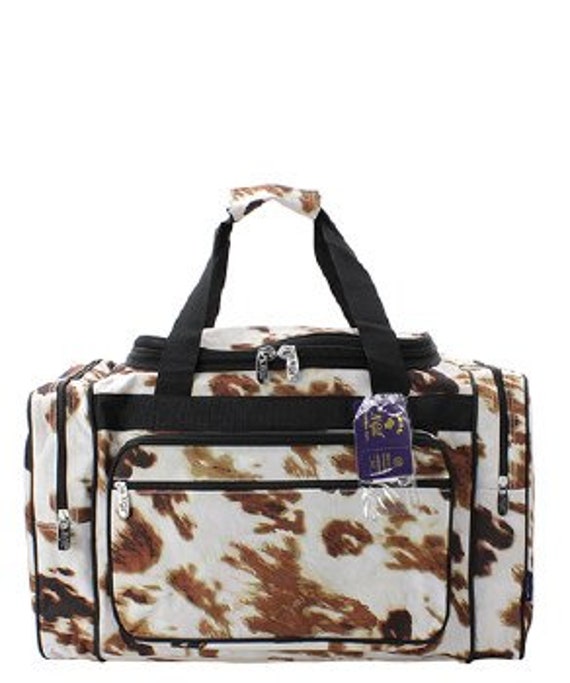 cow duffle bag