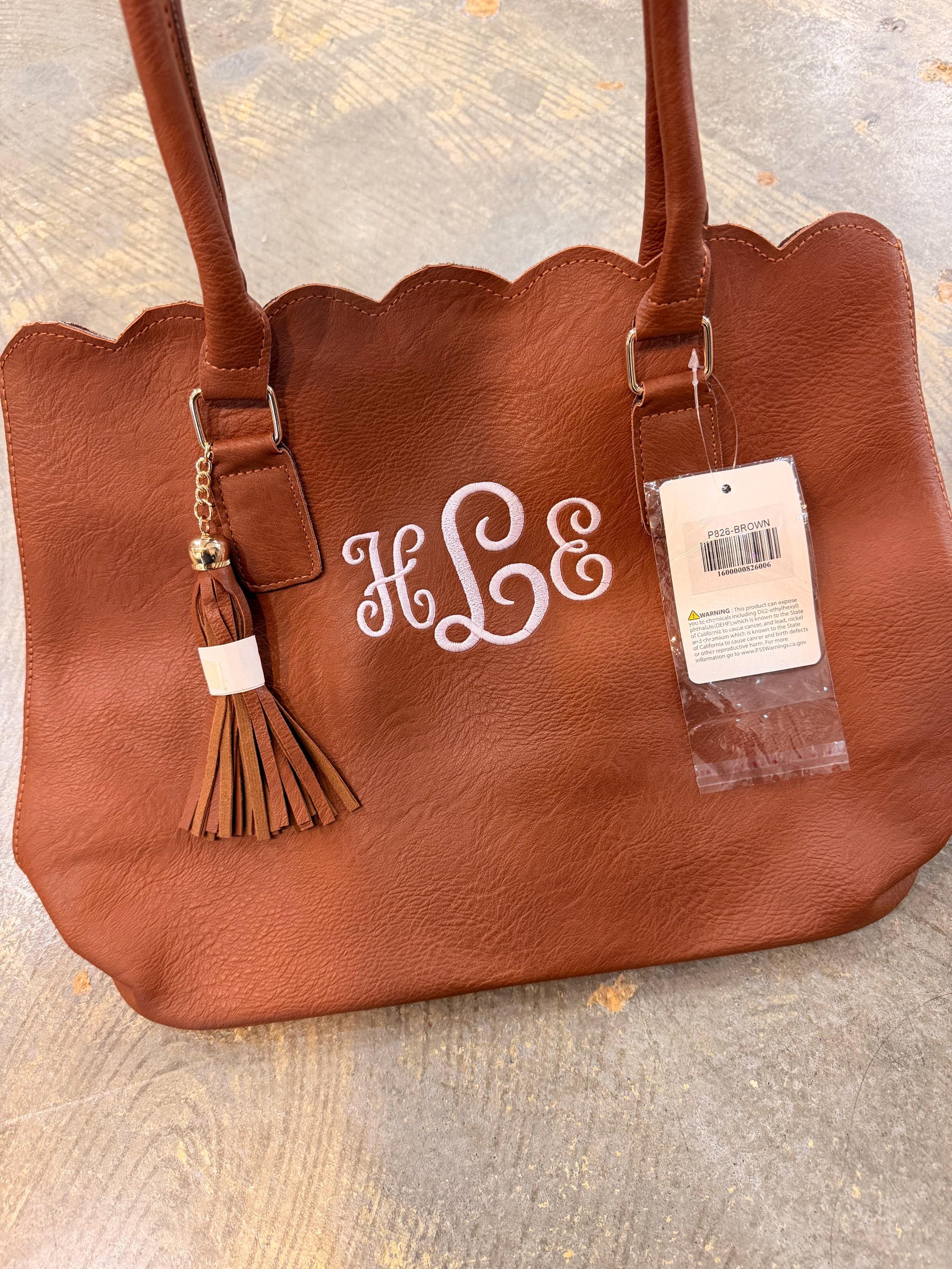 Scallop Top Tote Bag - Etsy