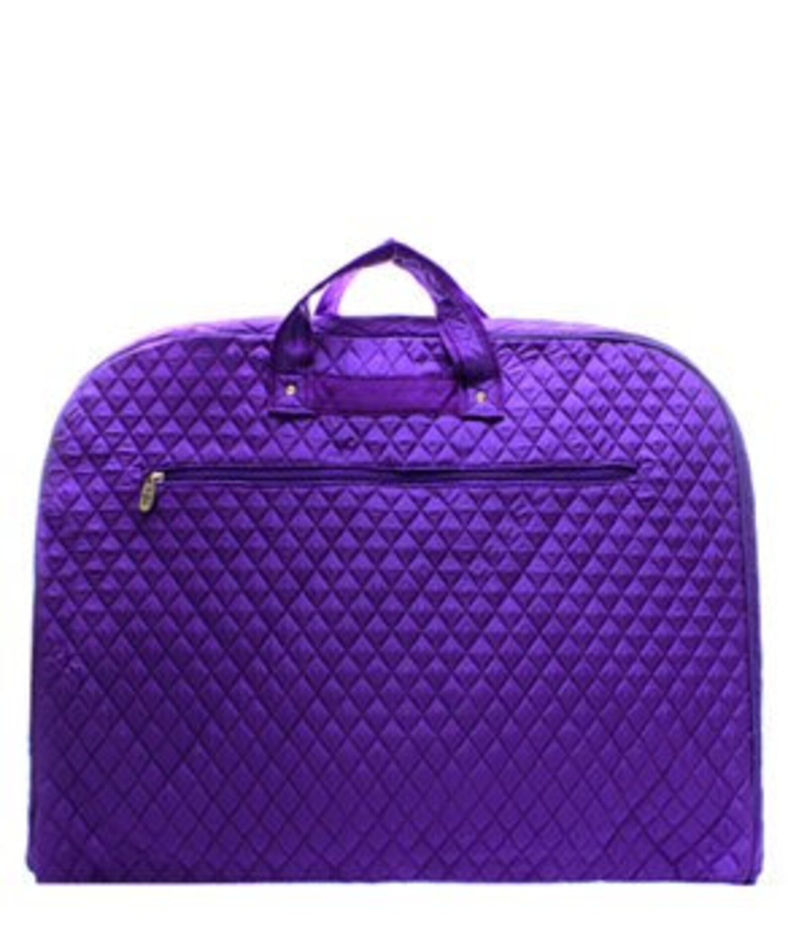 Solid Quilted Garment Bag With Free Monogram Etsy