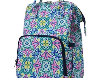 Nile Florals NGIL Diaper Bag/Travel Backpack