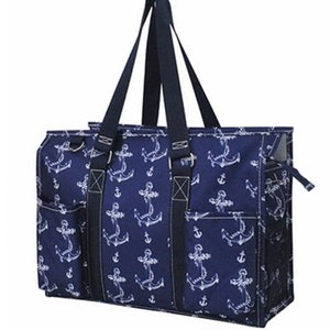 Vintage Anchor NGIL Zippered Caddy Organizer Tote Bag