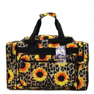 Bags  New Western Canvas Cow Sunflower Leopard Print Crossbody