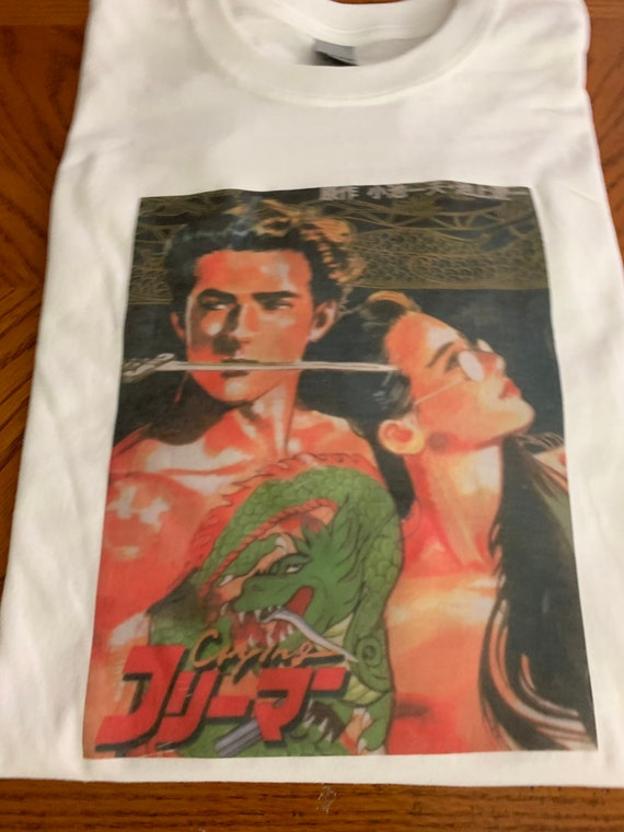 Crying Freeman Classic Anime T Shirt Etsy