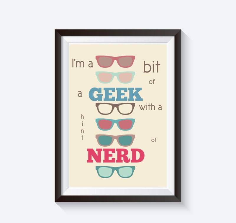 Nerd Quotes Etsy Ireland