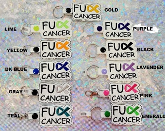 Key Chain, Cancer Fighter, Cancer Survivor, Cancer Warrior