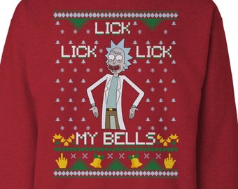 Lick, Lick, Lick My Bells - Christmas Sweater