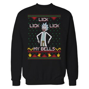 Lick, Lick, Lick My Bells Christmas Sweater image 3