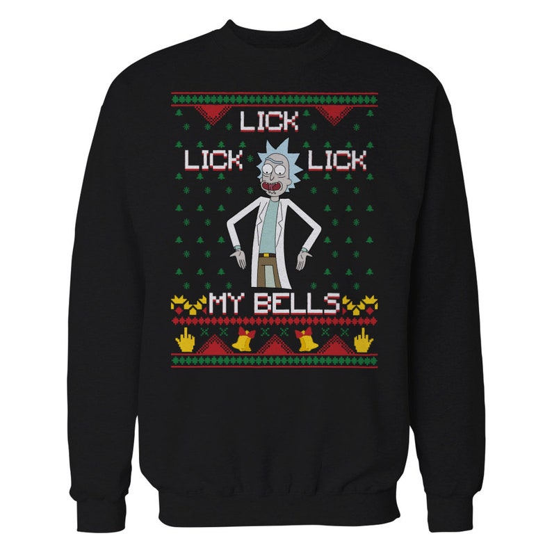 Lick, Lick, Lick My Bells Christmas Sweater image 3