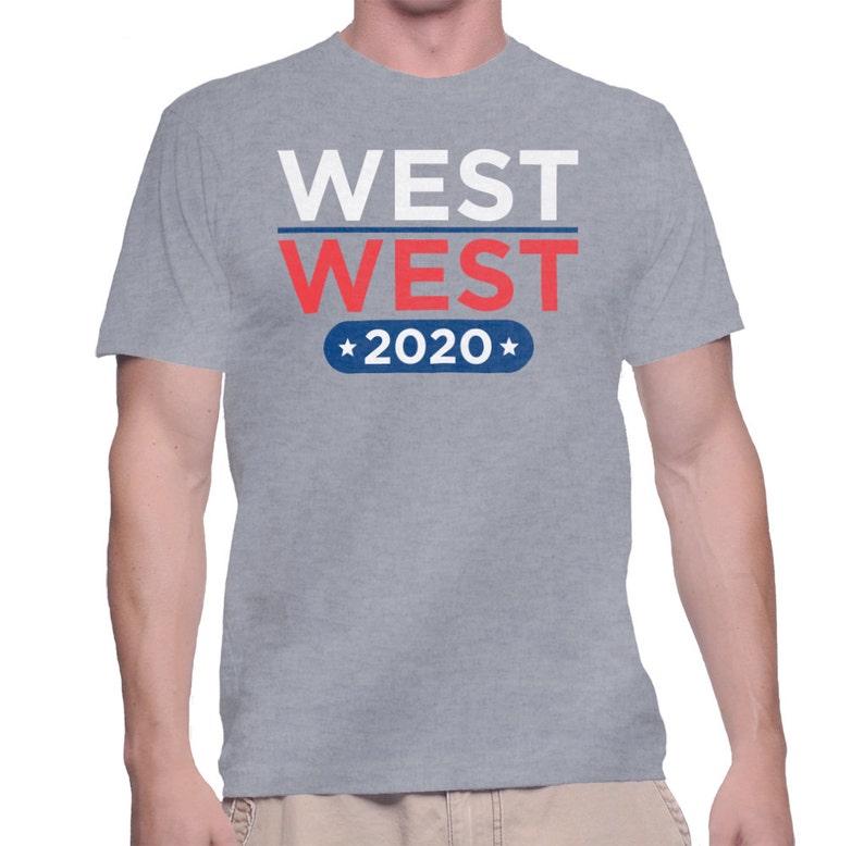 West/West 2020 Campaign 2020 Presidential Campaign T-Shirt image 3