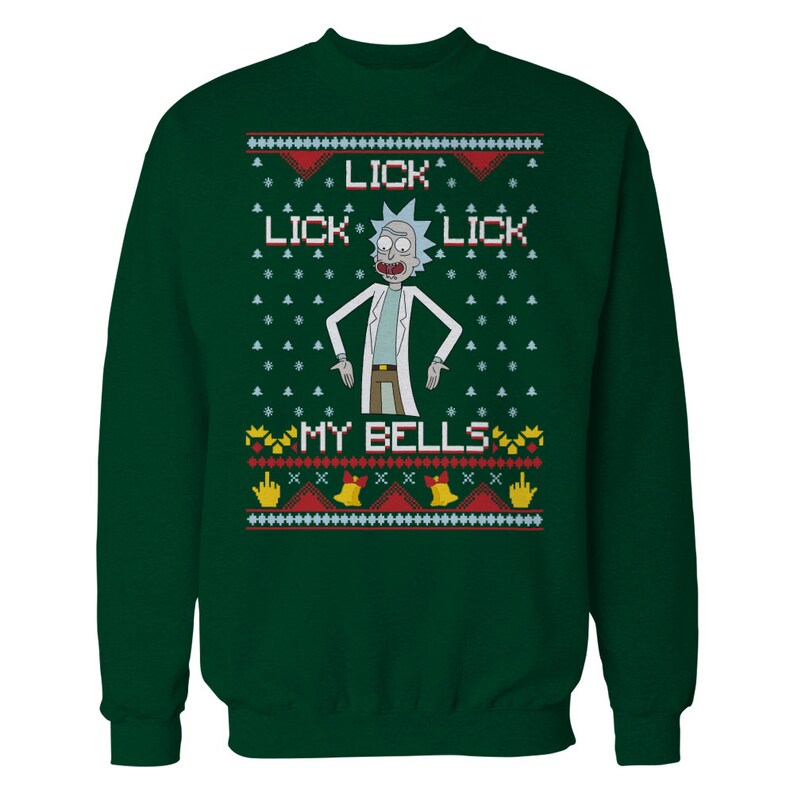 Lick, Lick, Lick My Bells Christmas Sweater image 2