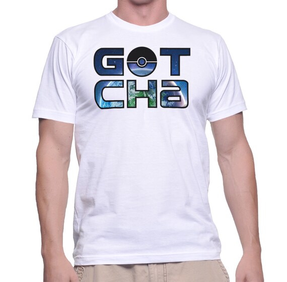 Gotcha World Trainer Pokemon Go T Shirt Etsy