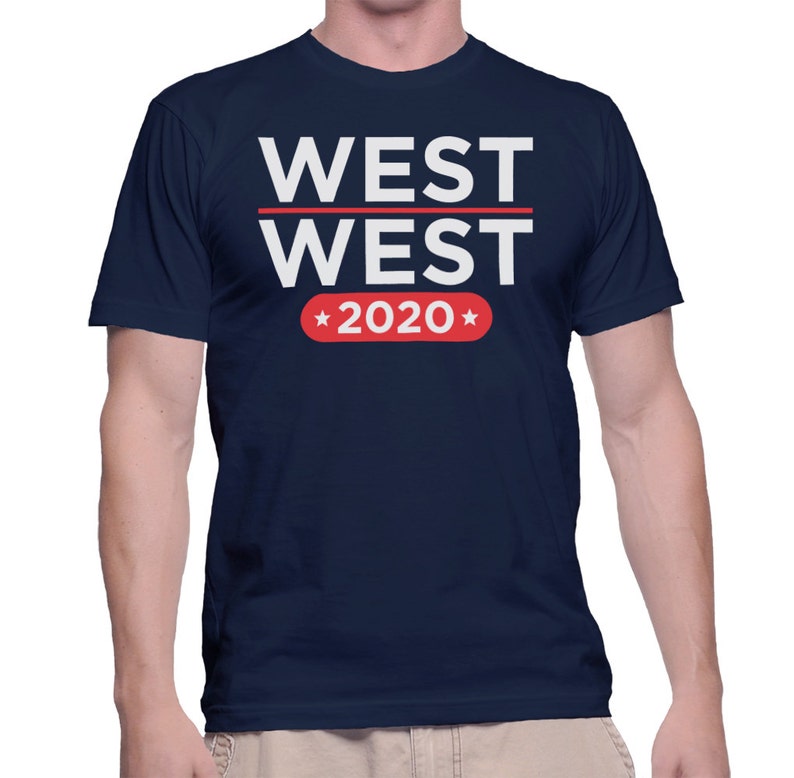 West/West 2020 Campaign 2020 Presidential Campaign T-Shirt image 2