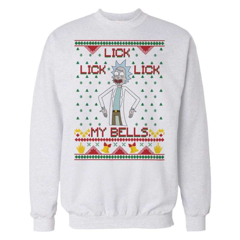 Lick, Lick, Lick My Bells Christmas Sweater image 4