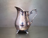 Silver plated Ewer pitcher jug.