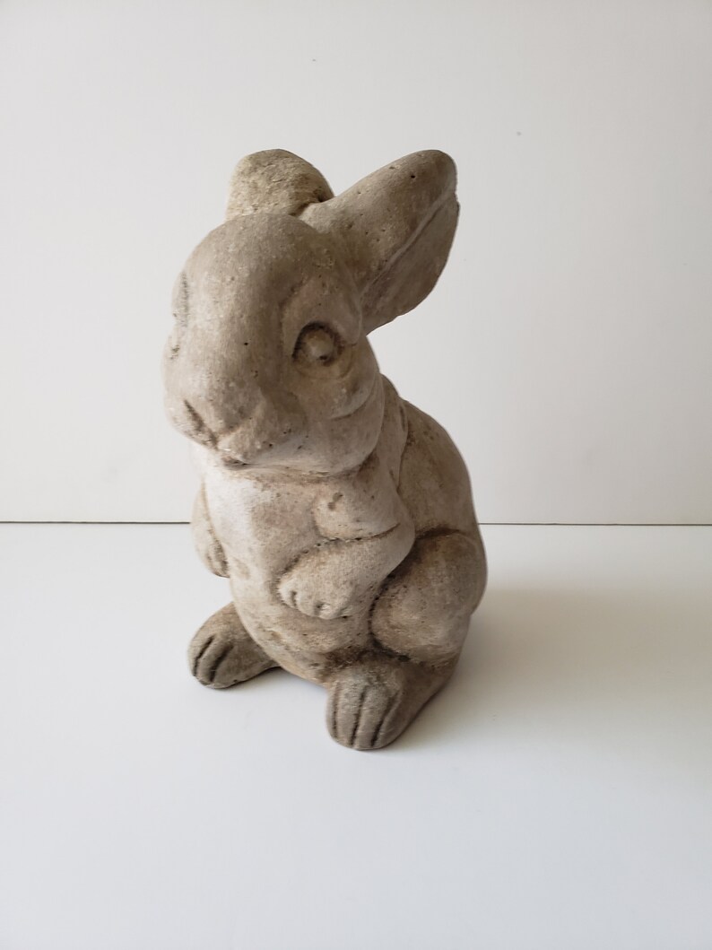rabbit concrete statue