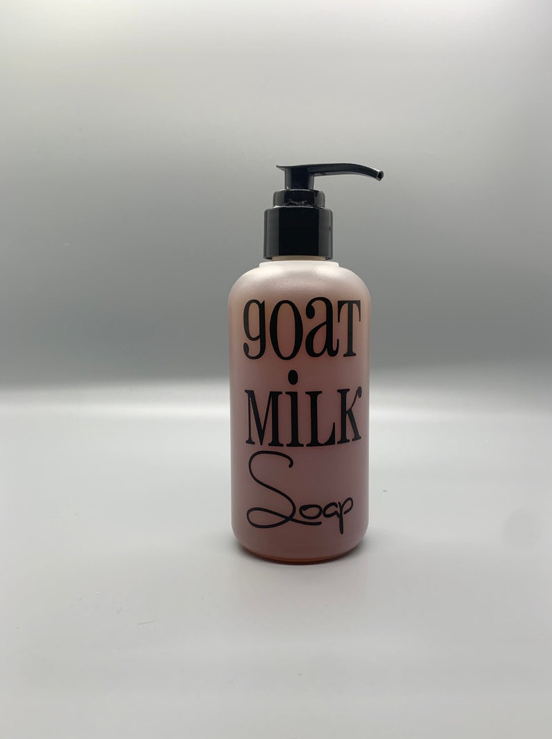 Goat Milk Body Wash Goat Milk Liquid Soap Shower Gel Goat image 1