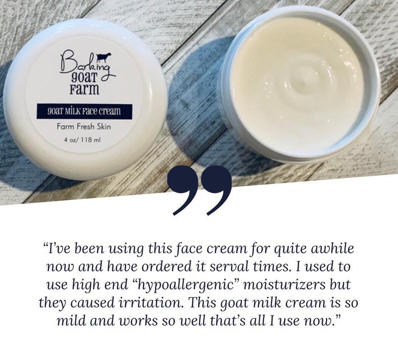 Goat Milk Face Cream Etsy