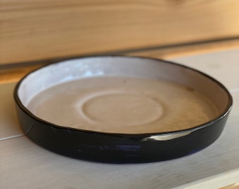 Blue and White Talavera Tray | Talavera Platter | Hecho en Mexico Ceramic Dish | Handmade Ceramic Platter