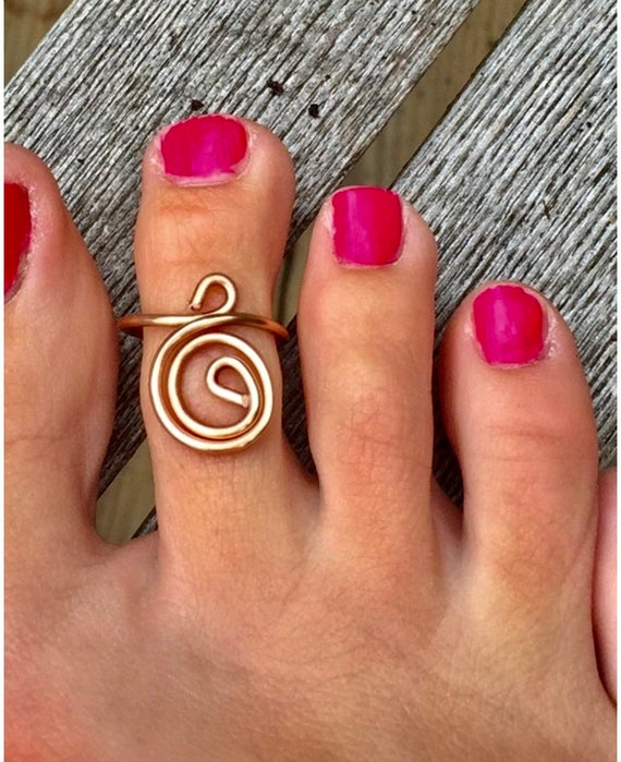 Copper hot sale toe ring