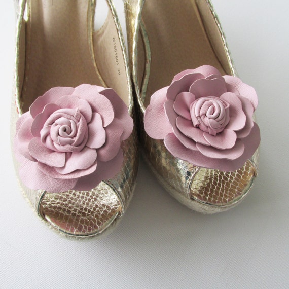 pale pink bridesmaid shoes