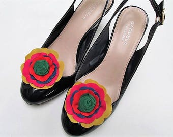 Viola Multicoloured Shoe Clips 
