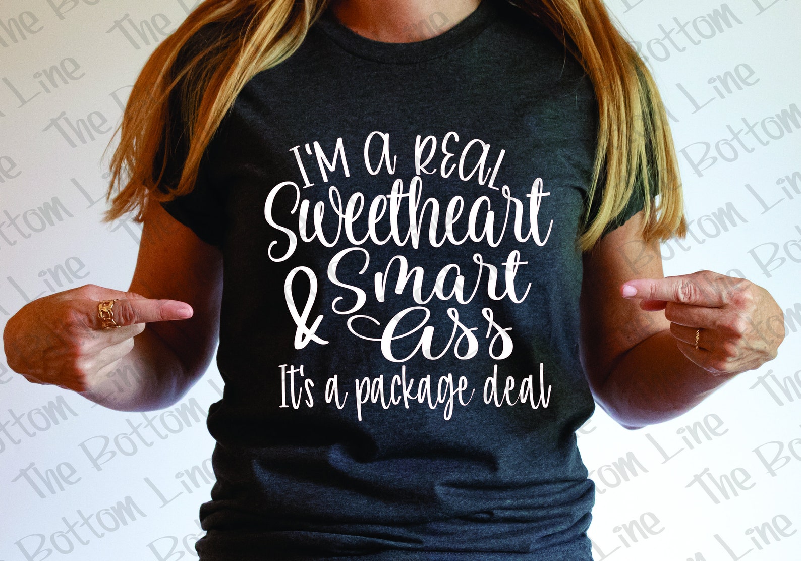 I'm a Real Sweetheart & Smartass It's a Package Deal - Etsy