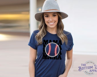 Baseball Mama Shirt//Baseball Mom TShirt//Baseball Unisex Tee//Sports Mom Tshirt//MomLife Baseball TShirt