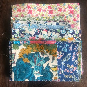 Liberty Snippets Scrap Bag | 27-32 Large pieces & different prints | at least 1oz of Liberty per bag | more than a FQs worth of Liberty