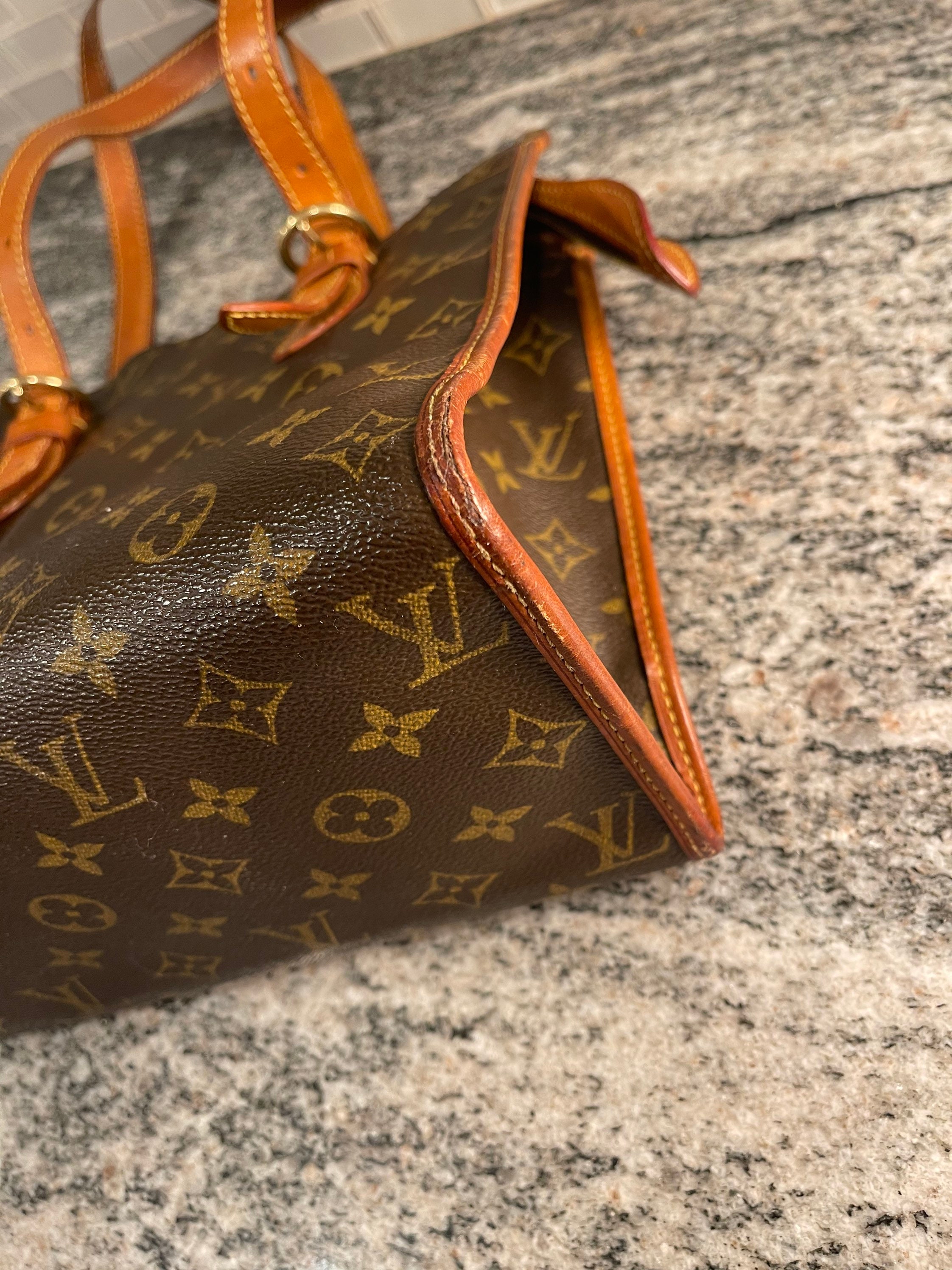 Buy Upcycled Vintage Popincourt Haut Louis Vuitton Handbag Purse Online in  India 