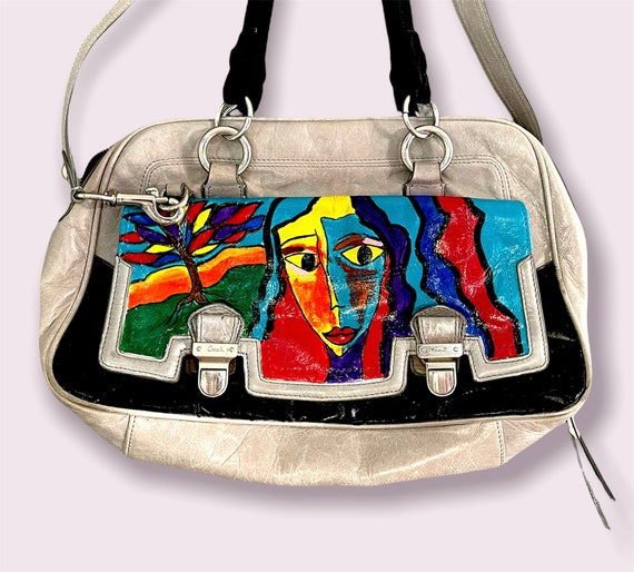 Coach, Bags, Custom Painted Coach Tote