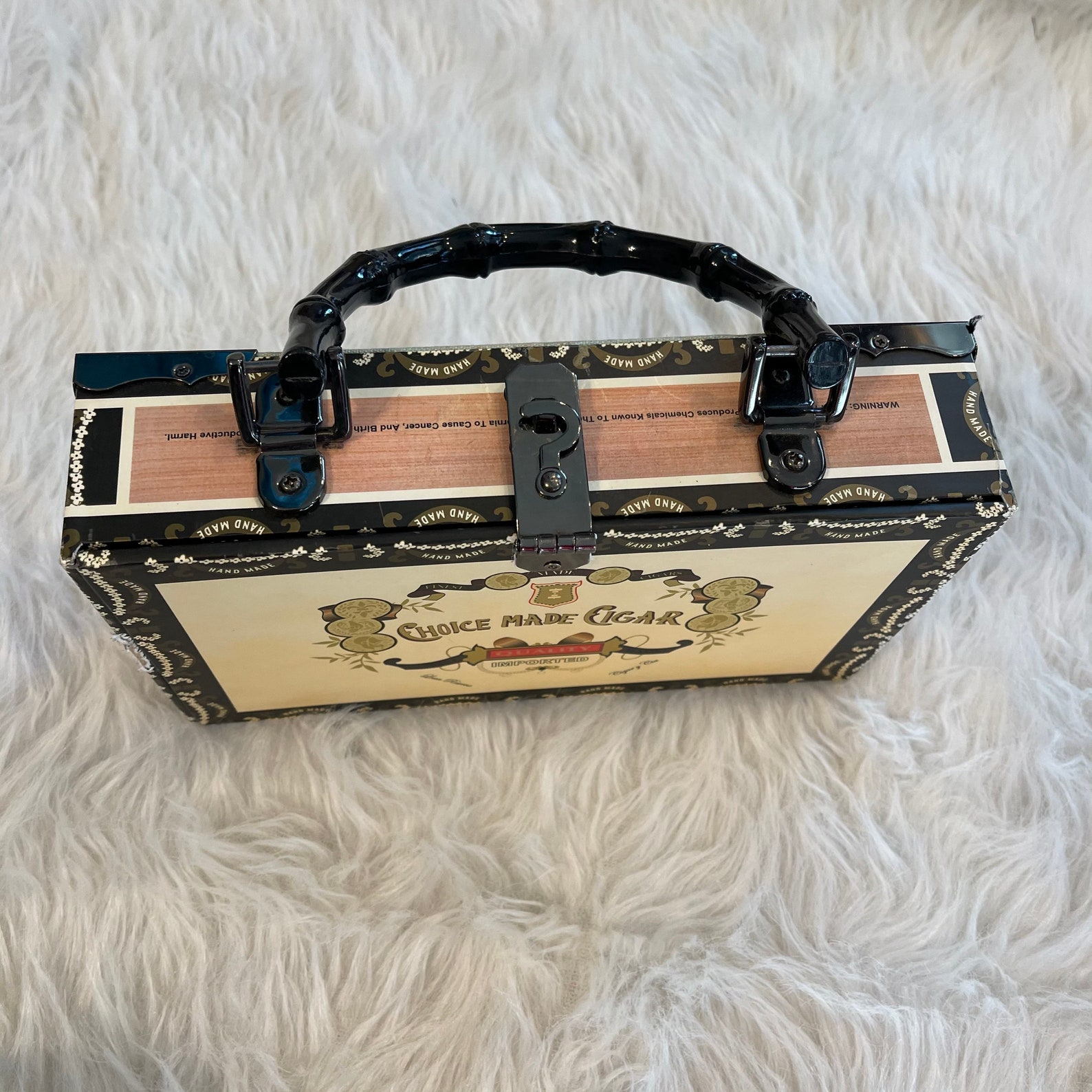 Vintage Cigar Box Purse choice made Etsy