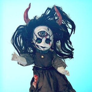 Horror Goth Doll Vintage Art Spooky &quot;Lilith&quot; Doll