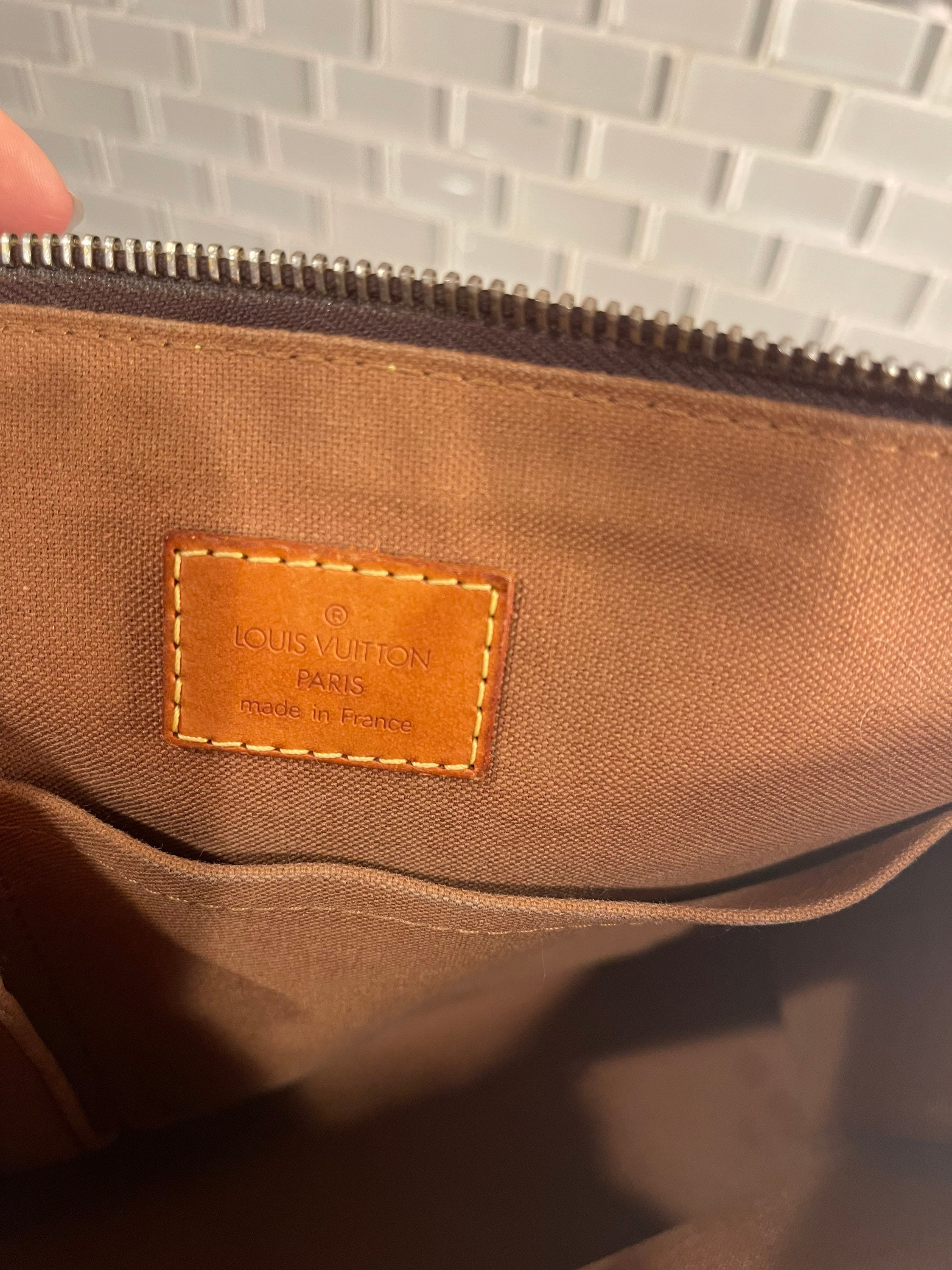 Upcycled Vintage Popincourt Haut Louis Vuitton Handbag Purse