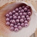 6mm Glass Pearls - Orchid Purple - 75 pieces