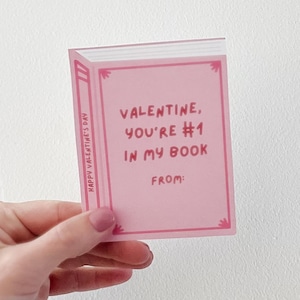 Livre imprimable Saint-Valentin pour la classe - Saint-Valentin sans bonbons, marque-page Saint-Valentin, Saint-Valentin scolaire pour enfants MODIFIABLE
