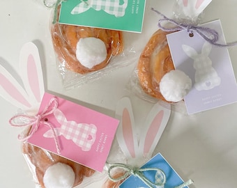 Easter Treat Tags, Happy Easter Honey Bunny, Easter Basket Tags, Easter Class Gift, Easter School Gifts, Favor Tag Printable