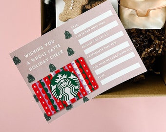 Teacher Gift Card Holder- Fill-in-the-Blank Holiday Card for Teachers – A Personalized Teacher Holiday Gift!