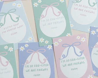 Printable Easter Treat Tags – Easter Candy Tag, Easter Classroom Gift, Some Bunny Loves You, Easter Favor Tag, Instant Download -EDITABLE