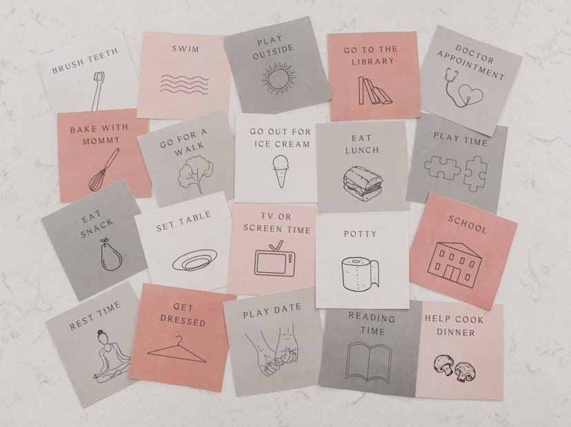 Printable Daily Routine Cards for Toddlers Preschoolers and - Etsy UK