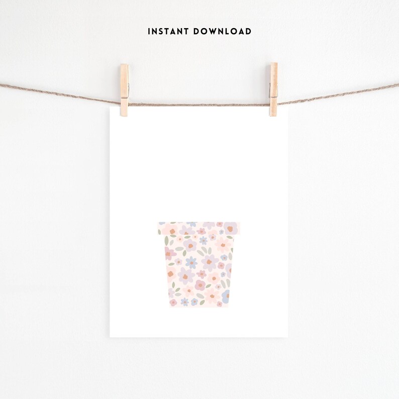DIY Handavtryckskonst - Blommahandavtryckskonst - Mormors handavtryckspresent - Utskrivbar mammapresent - Mors dag-minne bild 6