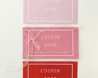 Valentine's Day Coupon Book for Kids, Customizable Printable Valentine's Day, Valentines Day Gift for kids, Love Coupon Book