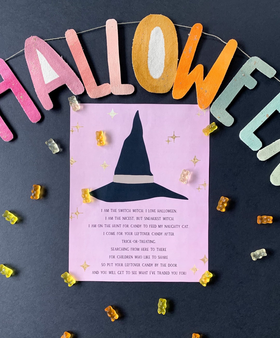 Switch Witch Printable Halloween Printable Letter From The Etsy