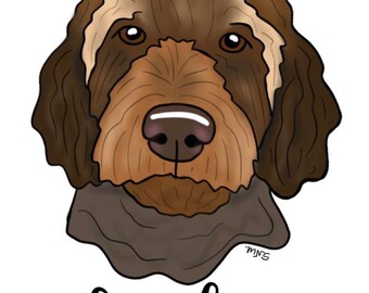 Digital Pet Portrait, Digital Dog Portrait, Digital Cat Portrait, Dog Drawing, Pet Drawing, Pet Portrait, Art, Digital Art, Dog Accessories