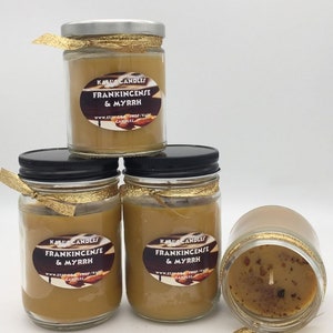 Kali&#39;s Frankincense & Myrrh Aromatherapy Healing Candle