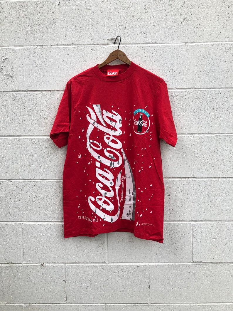 Vintage 90s Coca-cola Tshirt - Etsy