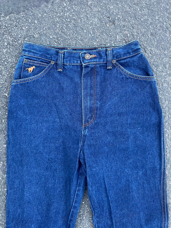 Vintage 70’s Wrangler Dark Wash No Fault Jeans - image 3