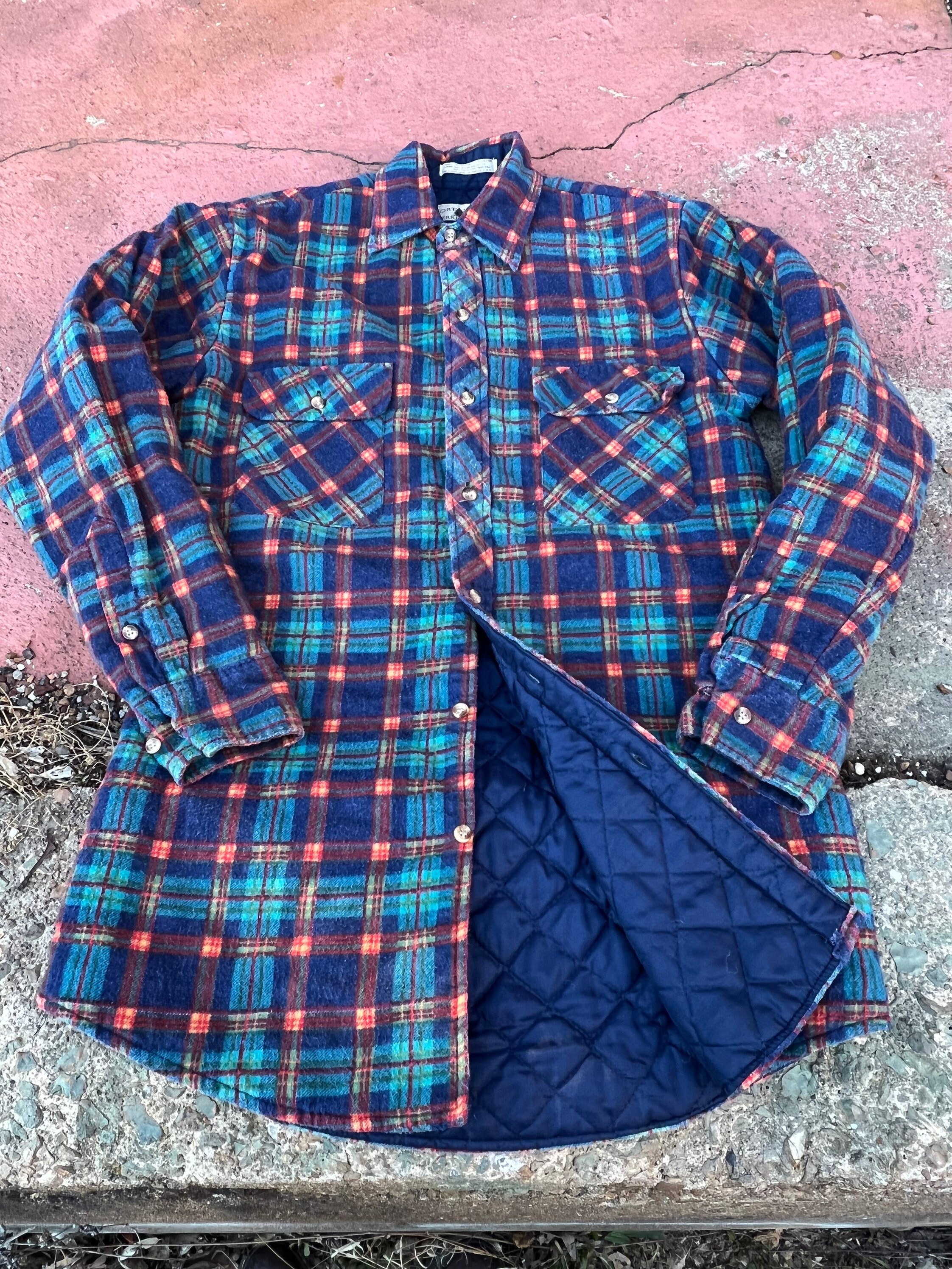 Vintage Quilted Flannel Northwest 