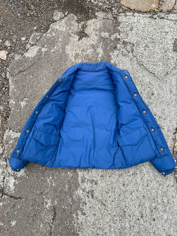 Vintage Puffy Coat Reversible Retro Vest Puffer J… - image 7