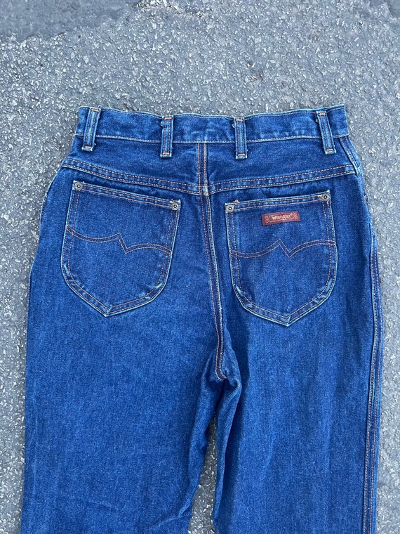 Vintage 70’s Wrangler Dark Wash No Fault Jeans - image 8